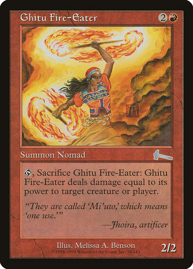 Ghitu Fire-Eater by Melissa A. Benson #76