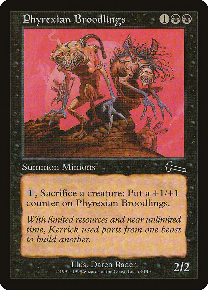Phyrexian Broodlings by Daren Bader #58