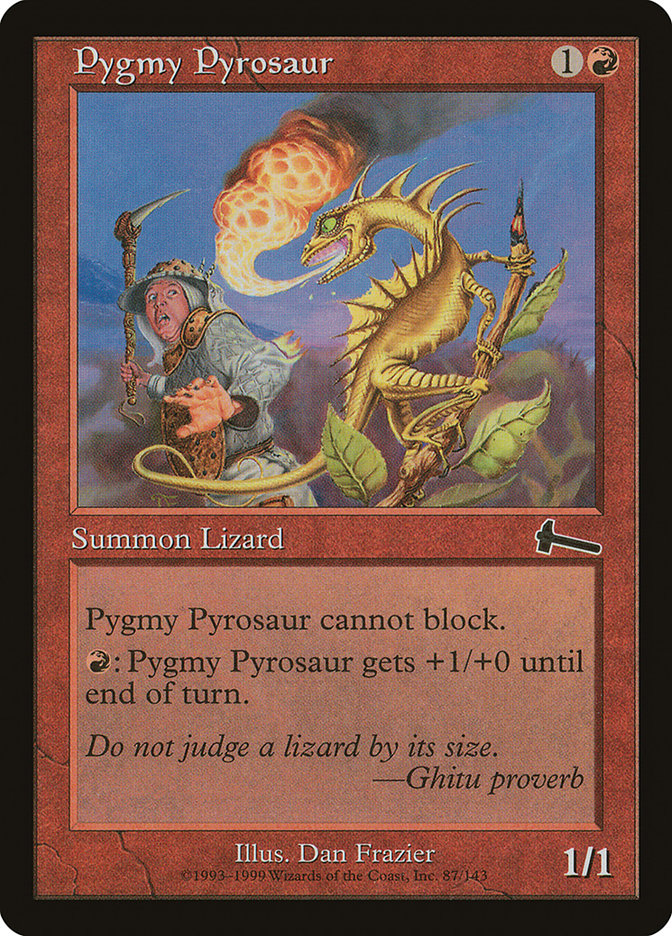 Pygmy Pyrosaur by Dan Frazier #87