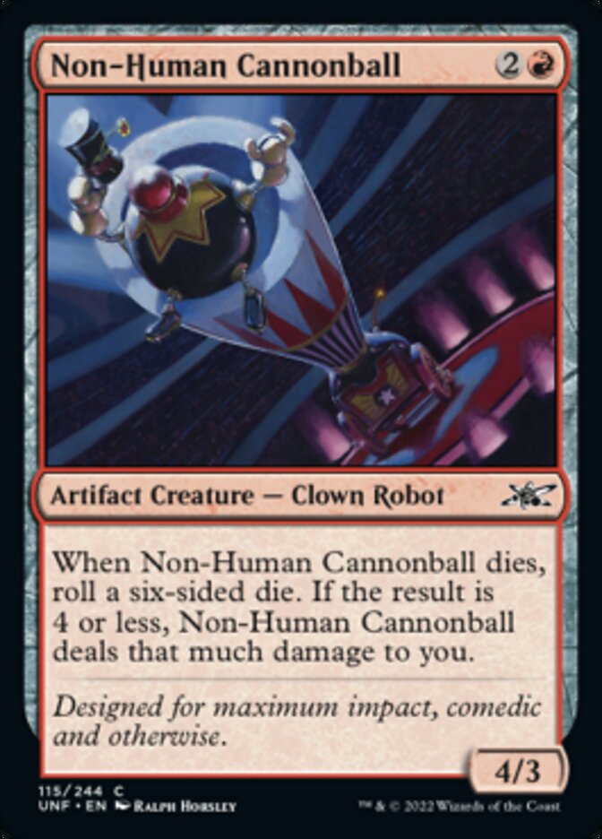 Non-Human Cannonball by Ralph Horsley #115