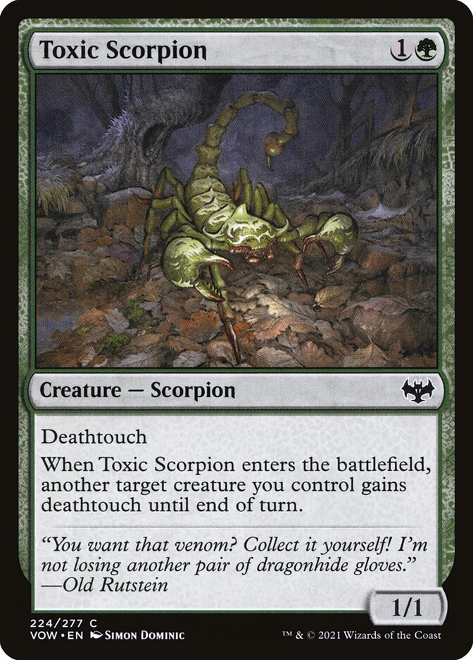 Toxic Scorpion by Simon Dominic #224