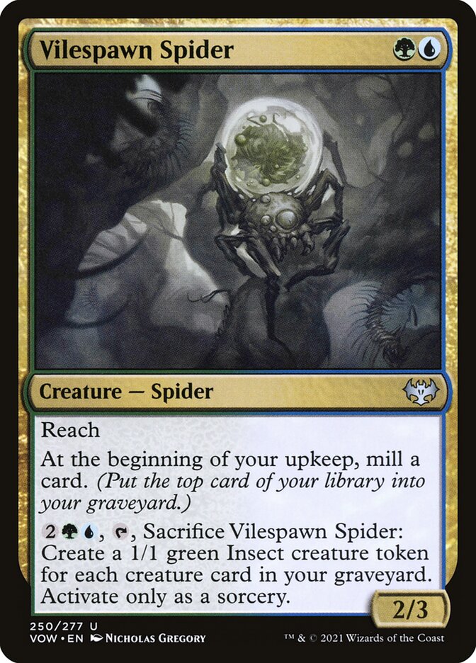 Vilespawn Spider by Nicholas Gregory #250