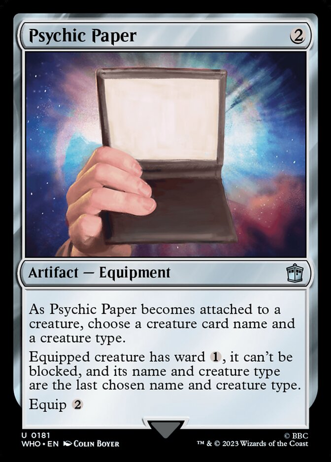 Psychic Paper by Colin Boyer #181