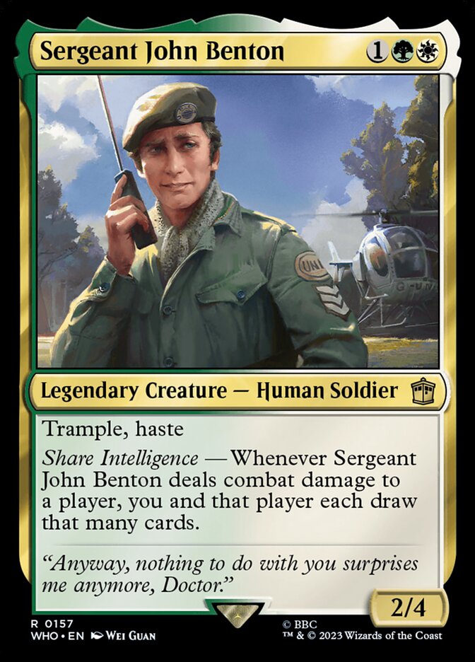 Sergeant John Benton by Wei Guan #157