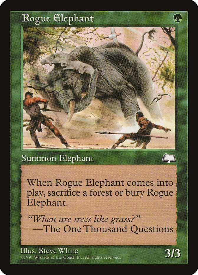 Rogue Elephant by Steve White #139