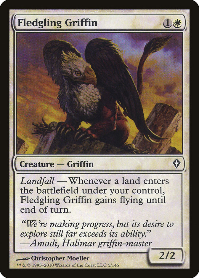 Fledgling Griffin by Christopher Moeller #5