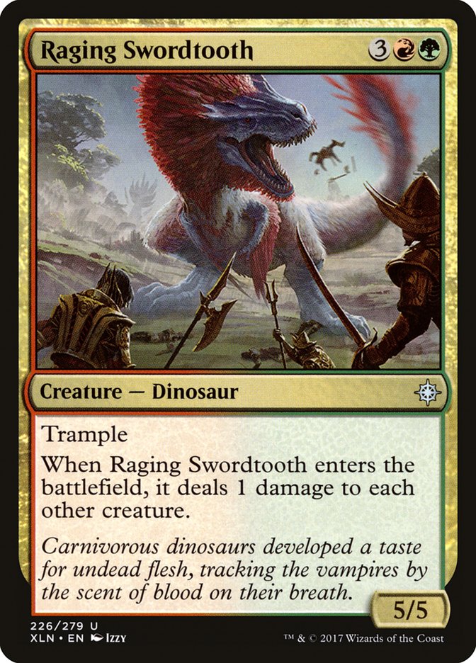 Raging Swordtooth by Izzy #226