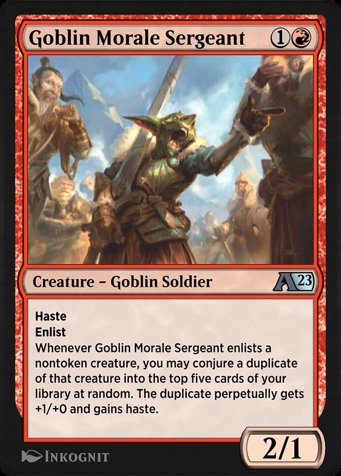 Goblin Morale Sergeant by Inkognit #14