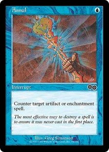 Annul
 Counter target artifact or enchantment spell.